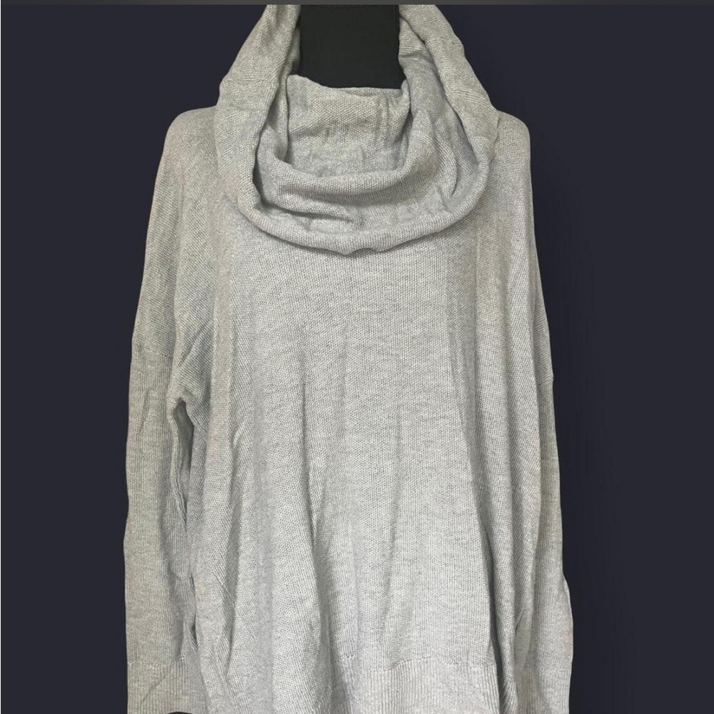 Joie Light Gray Cowl Neck Sweater